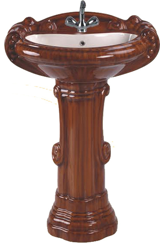 Terracotta Fluted Basin